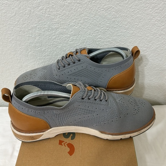 Jambu & Co J Sport Gray and Tan Lace Up Casual Shoes Size 9 - Picture 2 of 14